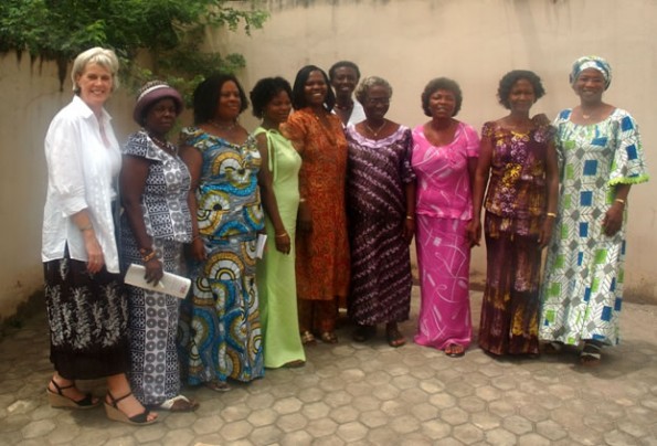 Adentan Womens Business Group The Adentan Women’s Business Group and Angela Fitch of our local Federation of Small Businesses during our visit in October 2010