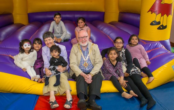 The Mayor & Mayoress at the Horizon Centre's Eid party