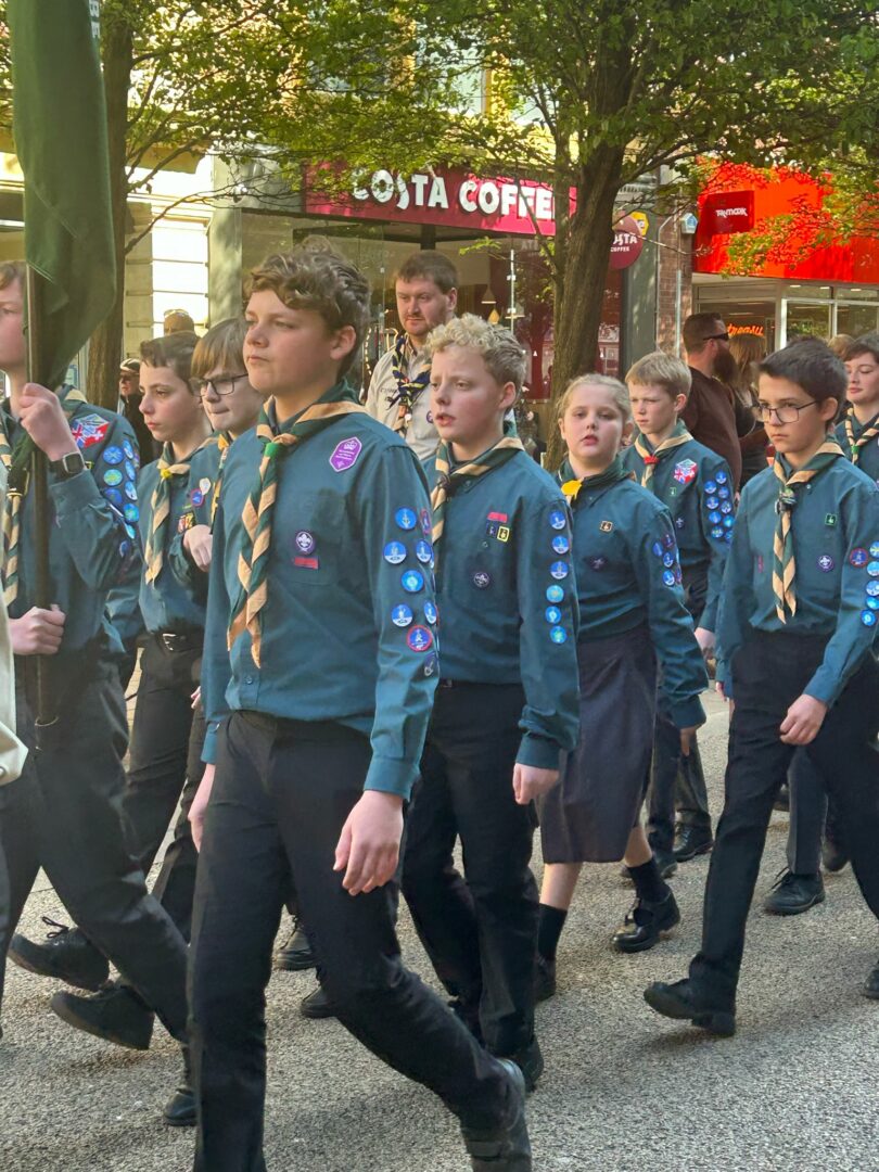 Participants of the St George's Day Parade