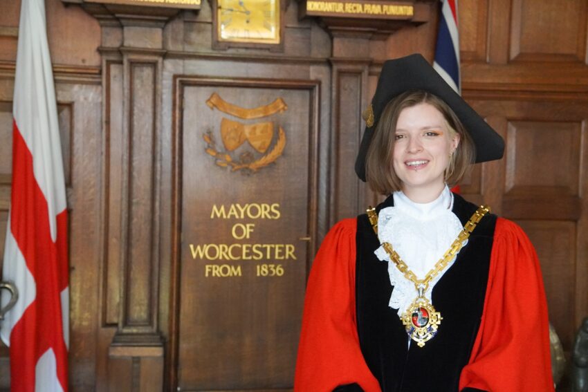 Mayor Tor Pingree in her ceremonial robes
