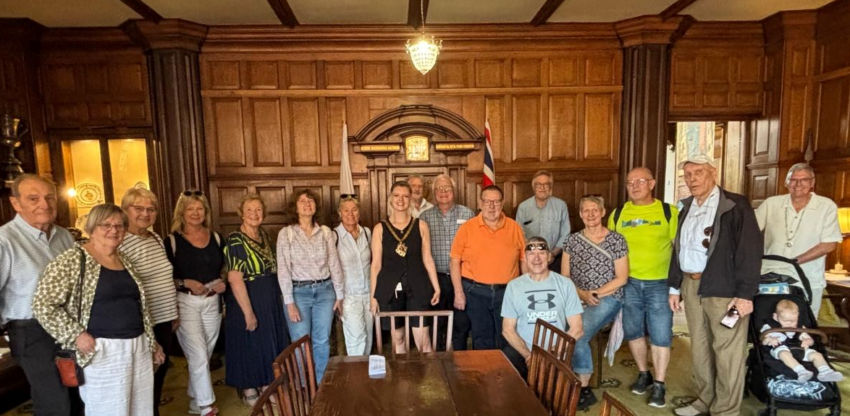 Members of Pershore Twinning Town