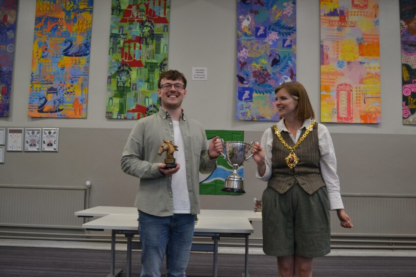 Joe Rastall and Tor at Chess Congress
