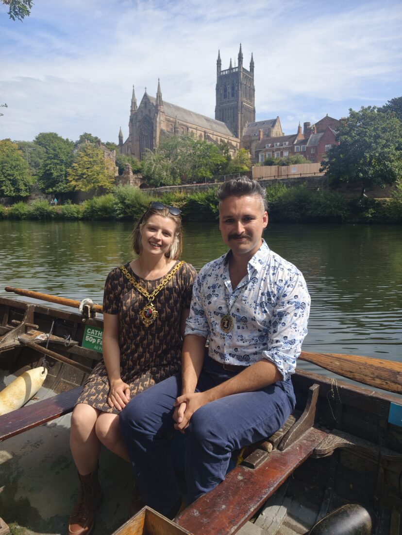 Tor and Alaric on Cathedral Ferry