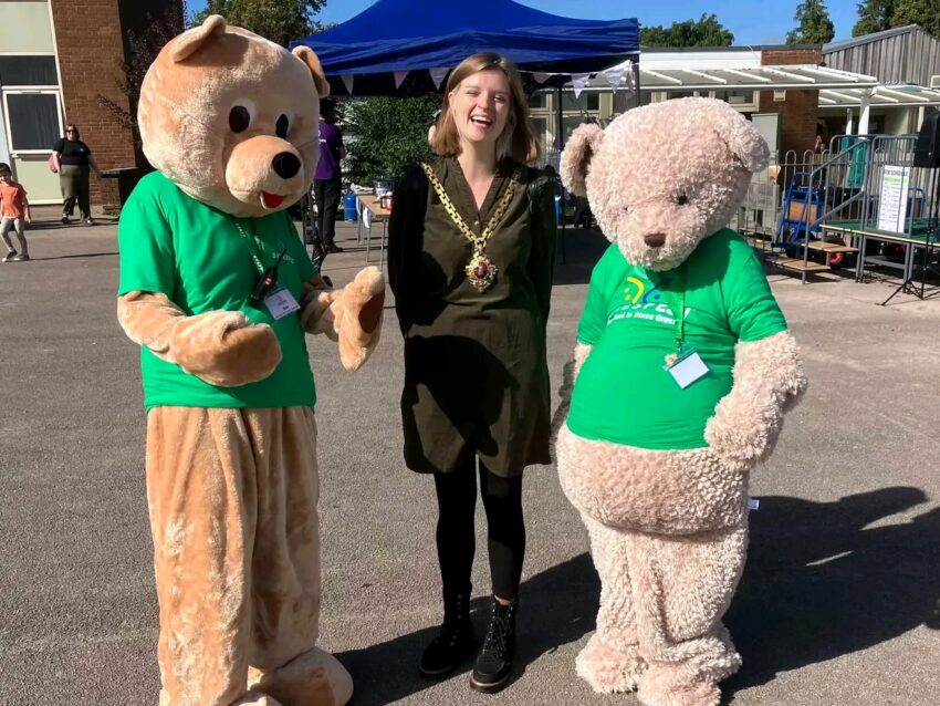 The Mayor at Dinesfest