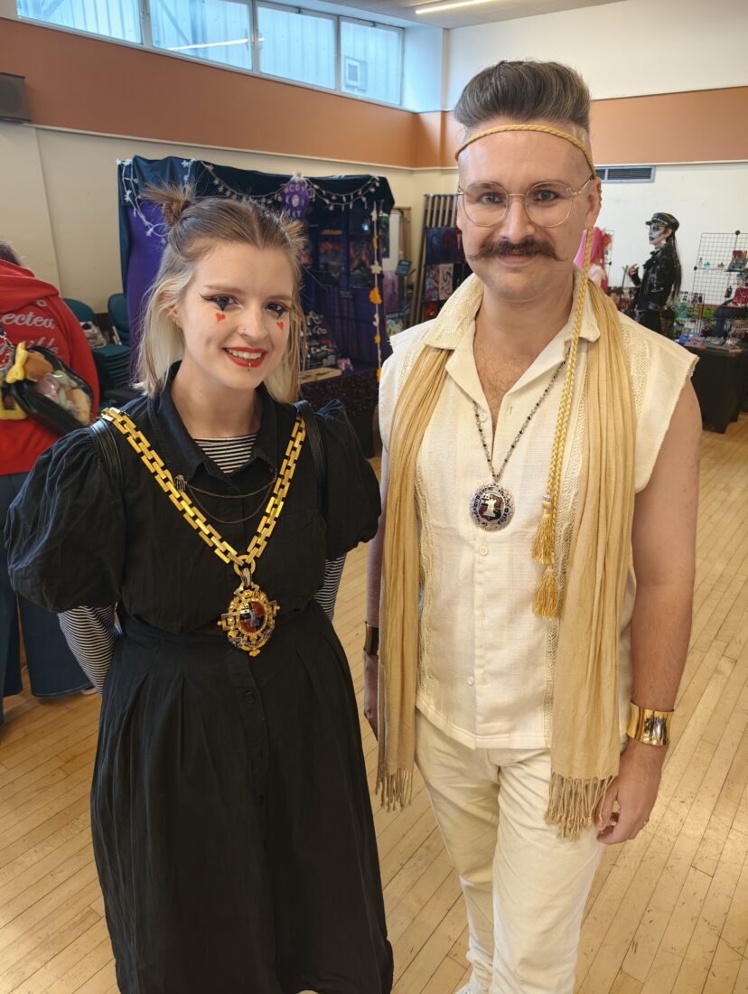 Cllr Tor Pingree and Consort Alaric Stephen